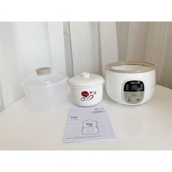 Nồi nấu cháo Bear 0,8l có lồng hấp 140706