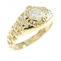 Nhẫn kim cương 750YG 0.27CT