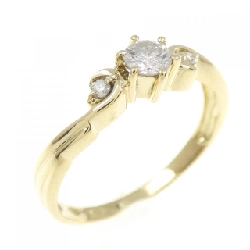 Nhẫn kim cương K18YG - Hàng hiệu Authentic