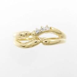 Nhẫn kim cương K18YG 673446