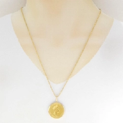 K18YG(枠)/K18YG Dây chuyền đồng xu - Hàng hiệu Authentic 865855