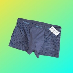 Quần lót boxer cotton thun lạnh dạng lưới