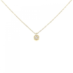 K18YG Solitaire Dây chuyền kim cương - Hàng hiệu Authentic