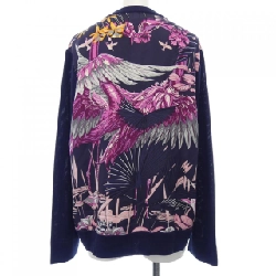 HERMES FLAMINGO PARTY *77-7771 Áo khoác len 634671