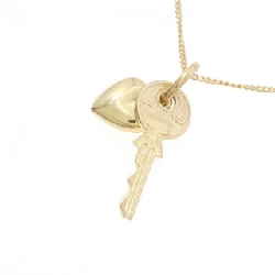 K18YG Mặt Dây Chuyền Hình Trái Tim × Chìa Khóa - Hàng hiệu Chính Hãng 861111