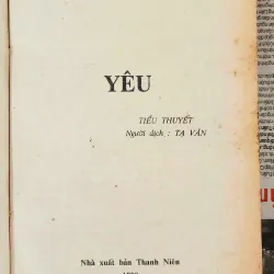 Tiểu thuyết Mỹ của nhà văn Danielle Steel: YÊU (398 trang) 993540