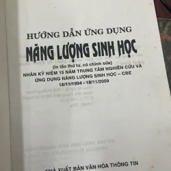HƯỚNG DẪN ỨNG DỤNG NĂNG LƯỢNG SINH HỌC - NGUYỄN ĐÌNH PHƯ   997469