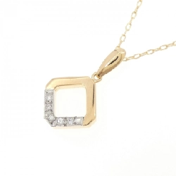 K18YG/PT900 Dây chuyền kim cương 0.03CT - Hàng hiệu Authentic 863926