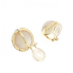 K18YG Mabe Pearl Earrings - Hàng hiệu Authentic 873613