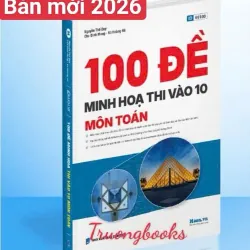 Sách 100 đề minh hoạ thi vào 10 môn Toán - Moonbook 976056