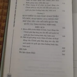 HOÀN THIỆN TỔ CHỨC HOẠT ĐỘNG CỦA CHÍNH PHỦ... 779048