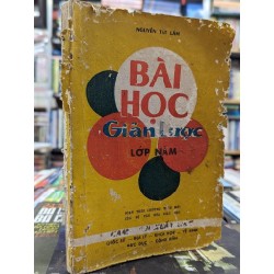 BÀI HỌC GIẢN LƯỢC LỚP NĂM - NGUYỄN TẤT LÂM