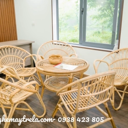 Ghế đơn mây tự nhiên đuôi công 490095