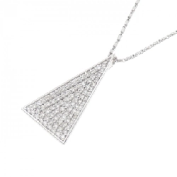 K18WG/750WG Pave Diamond Necklace 0.70CT - Hàng hiệu Chính hãng 860117