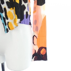 Pleats Please áo khoác cardigan 636535