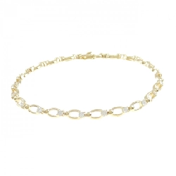 K18YG Vòng tay kim cương 1.00CT - Hàng hiệu Chính hãng 873586