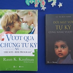 Set 2 cuốn Vượt qua chứng tự kỷ + Đối mặt với tự kỷ