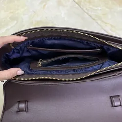 Túi Tote Kẹp nách Đeo chéo Nâu Choco KHÂU BY CQ 717752