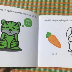 Ehon cho bé từ 0-6tuổi - Bữa tiệc sắc màu của thú trắng 463316