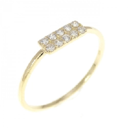 Nhẫn kim cương K18YG 0.1CT - Hàng hiệu Authentic