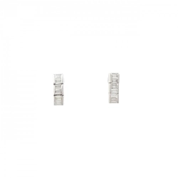 K14WG Bông tai kim cương - Hàng hiệu Authentic