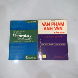 (2 quyển) Từ Vựng Tiếng Anh (trình độ sơ cấp) + Văn Phạm Anh Văn (căn bản)