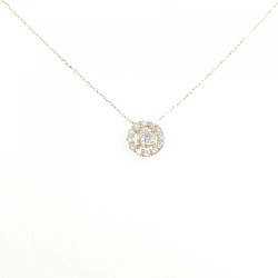 K18YG Dây chuyền kim cương 0.37CT - Hàng hiệu Chính hãng