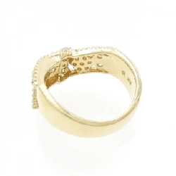 Nhẫn kim cương hoa K18YG 0.53CT 671924