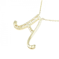 K18YG Chữ cái A Dây chuyền kim cương 0.15CT - Hàng hiệu Chính hãng 865857