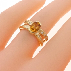 Nhẫn Citrine K18YG - Hàng hiệu Chính hãng 852997