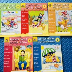 Set 5 cuốn Stories to Read – Words to Know (A–E) của Evan-Moor