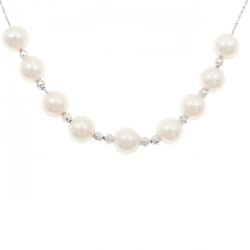 Dây chuyền ngọc trai Akoya PT850 7.5mm - Hàng hiệu Authentic