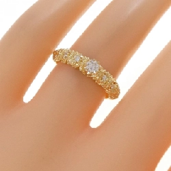 Nhẫn kim cương 750YG 0.107CT - Hàng hiệu Authentic 848859