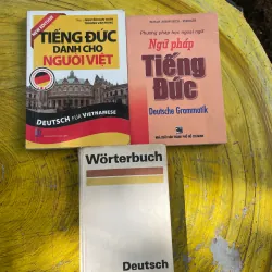 COMBO SÁCH HỌC TIẾNG ĐỨC DÀNH CHO NGƯỜI VIỆT- NGỮ PHÁP- TỪ ĐIỂN