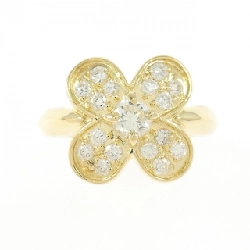 Nhẫn kim cương hoa K18YG 0.50CT 667865