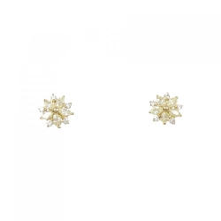 K18YG Bông tai kim cương 0.30CT - Hàng hiệu Chính hãng