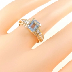 Nhẫn Aquamarine K18YG 0.80CT 672384