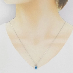 K18WG Blue Topaz Necklace - Hàng hiệu Authentic 862826