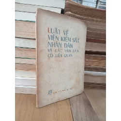 Luật về viện kiểm sát nhân dân và các văn bản có liên quan 933322