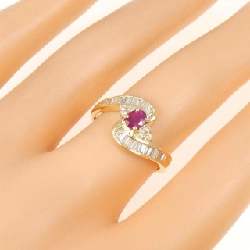 Nhẫn Ruby K18YG - Hàng hiệu Chính hãng 854049