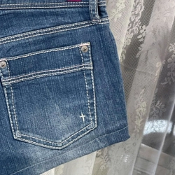 Quần short cạp thấp dáng ngắn Y2K 509836