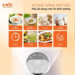 UMB10: 8 chức năng xay nấu thông minh, sữa mịn – thơm – nóng chuẩn vị 727853