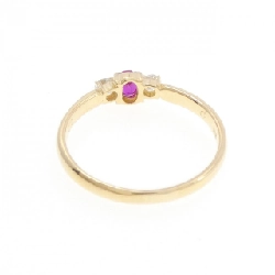 Nhẫn ngọc ruby tổng hợp Clé Sainver - Hàng hiệu Authentic 836847