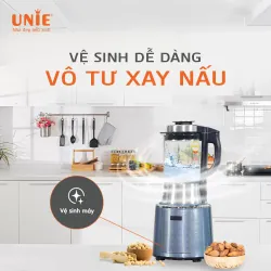 Máy làm sữa hạt UNIE V6 dung tích 1,75L, 13 chức năng nấu, lưỡi dao inox 4D 8 cánh 715906
