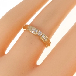 Nhẫn kim cương K18YG 673425