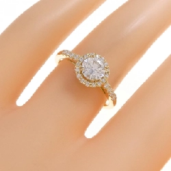 Nhẫn kim cương K18YG 0.563CT G SI2 EXT - Hàng hiệu Authentic 874087