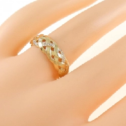 Nhẫn kim cương K18YG 0.05CT 672113