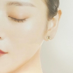 K18YG Bông tai Ruby 0.06CT - Hàng hiệu Chính hãng 867687