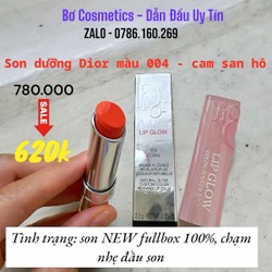 Son Dưỡng Dior Lip Glow - Màu 004 [Chạm Đầu Nhẹ]