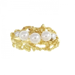 Nhẫn ngọc trai Akoya K18YG 672626